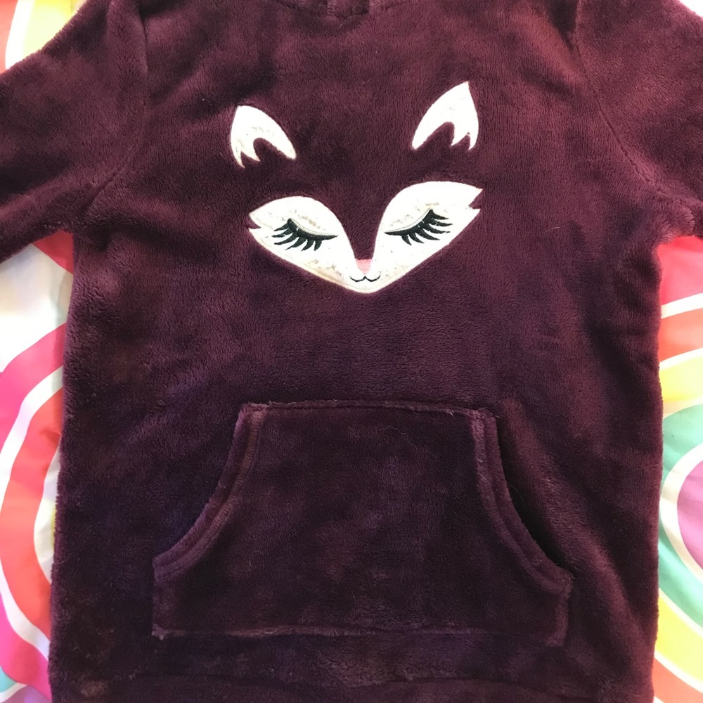 Fox hoodie sweatshirt